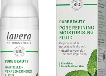 LAVERA Pure Beauty – Líquido hidratante para refinar poros, 1.7 fl oz