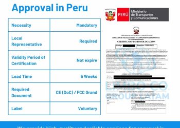 Approval in Peru