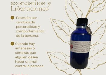 Venta de Aceites, Sal y Agua Bendecidos para Exorcismos y Liberaciones